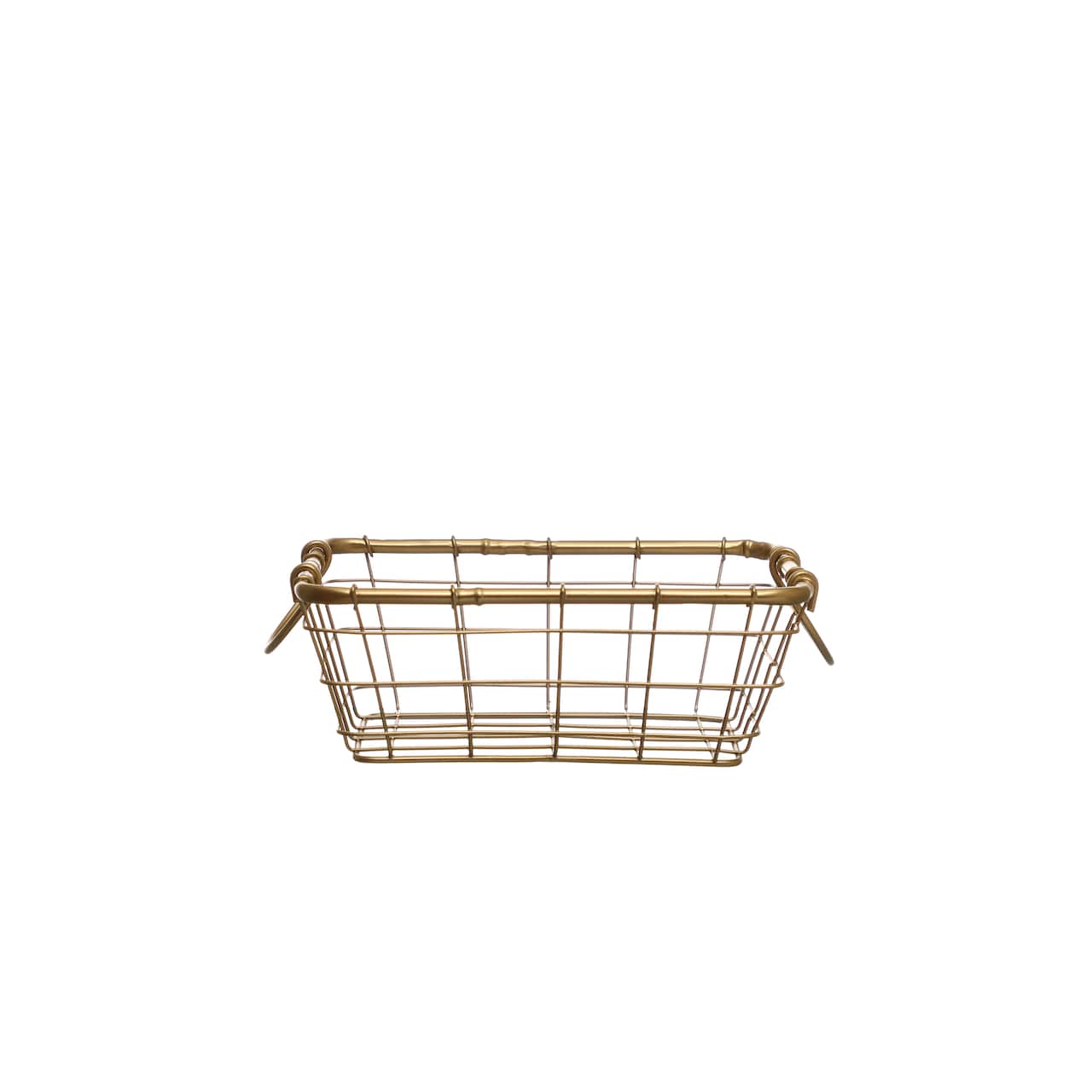 Small Gold Wire Basket by Ashland&#xAE;